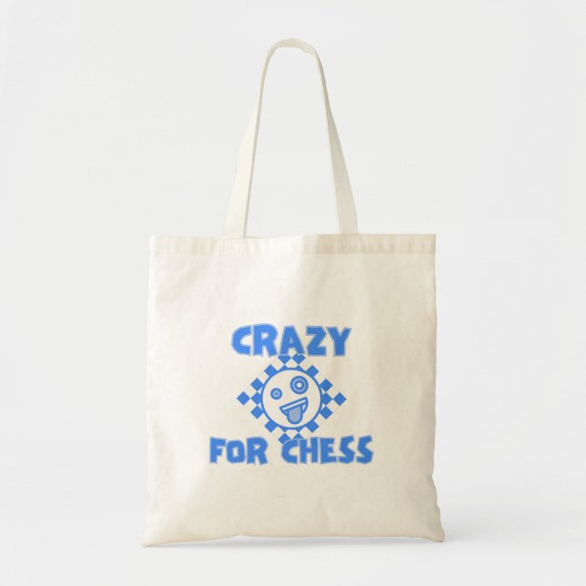 Crazy for chess tote bag (Front)