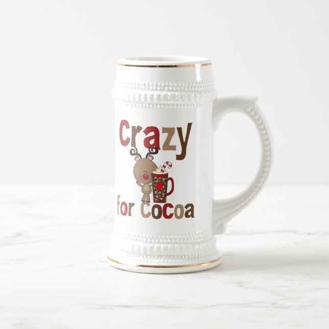 Crazy For Cocoa Beer Stein (Right)