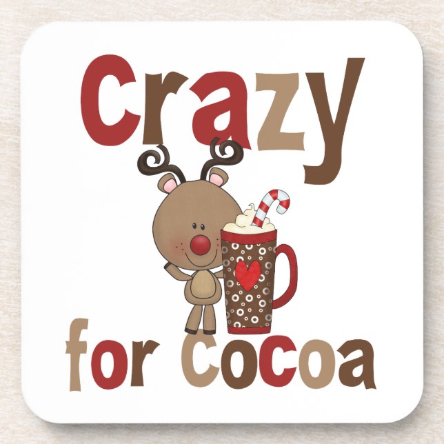 Crazy For Cocoa Coaster (Front)