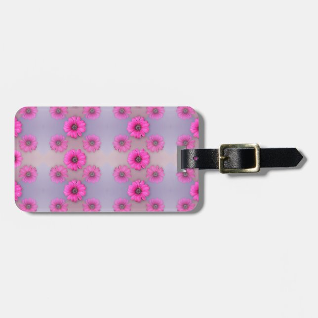 Crazy for Daisy Luggage Tag (Front Horizontal)
