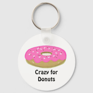 Crazy for Doughnuts Key Ring