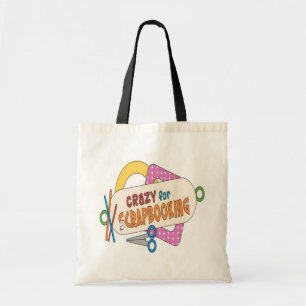 Crazy For Scrapbooking! Tote Bag