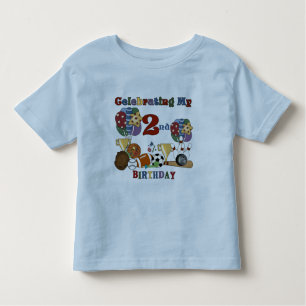 Crazy For Sports 2nd Birthday T-shirts and Gifts