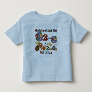 Crazy For Sports 2nd Birthday T-shirts and Gifts