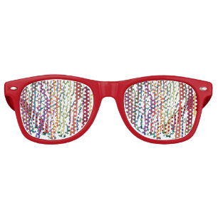 crazy forest fun colourful retro sunglasses