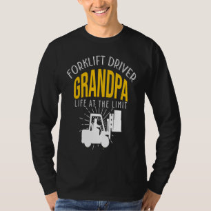 Crazy Forklift Driver Grandpa Accessories T-Shirt