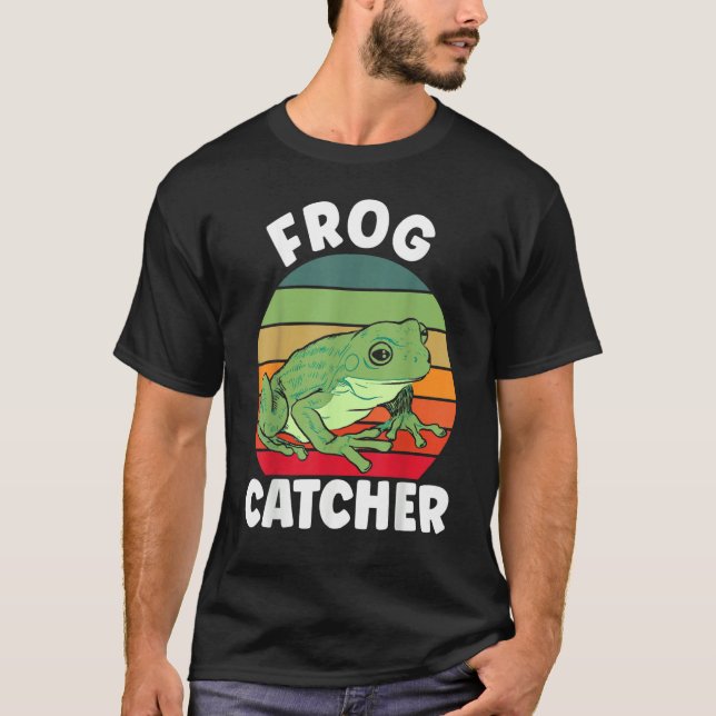 Crazy Frog  Frog Whisperer Frog Catcher T-Shirt (Front)