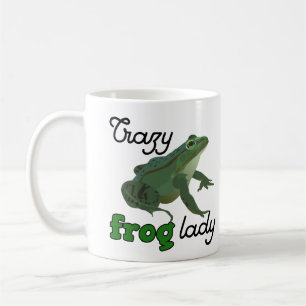 Crazy Frog Lady Frog lover gifts Coffee Mug