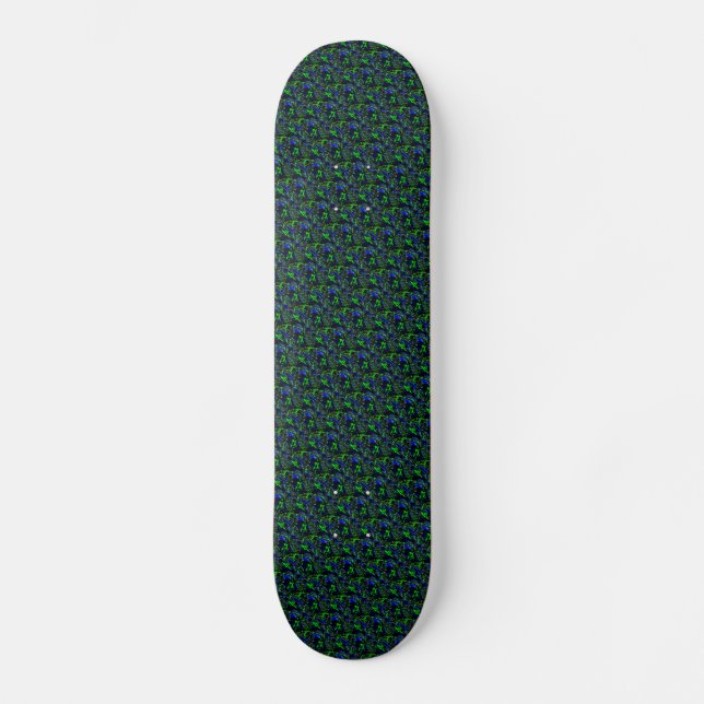 Crazy Funky Rainbow Style Skateboard (Front)