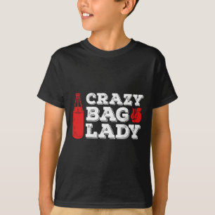 Crazy G Lady Kickboxer Funny Kickboxing Shirt_2  T-Shirt