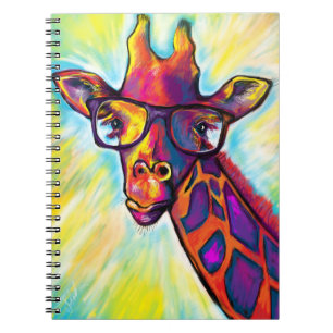 Crazy Giraffe Man Notebook