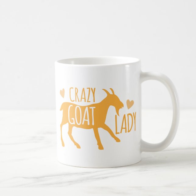 Crazy Goat Lady Coffee Mug (Right)