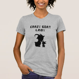 Crazy Goat Lady Funny Farm Animal Enthusiast T-Shirt