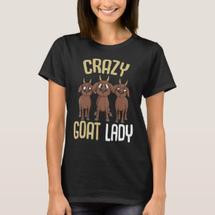 Crazy Goat Lady Goat Lover Women T-Shirt
