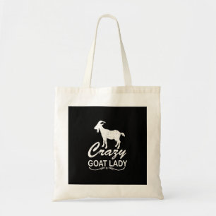 Crazy Goat Lady Shirt Goat, Goat Farmer Gift Tote Bag