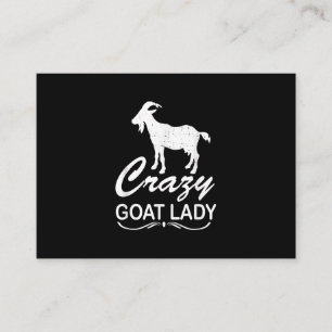 Crazy Goat Lady Shirt Goat Tshirt Goat Farmer Business Card