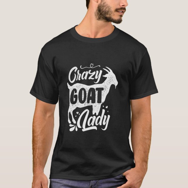 Crazy Goat Lady T-Shirt (Front)
