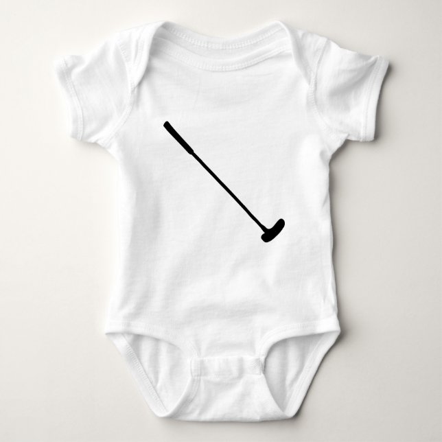 crazy golf clubs baby bodysuit (Front)