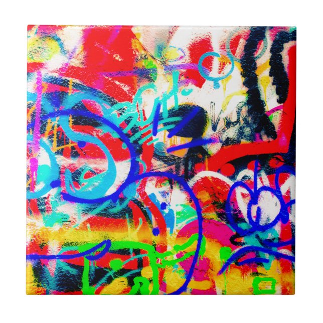 Crazy Graffiti Tile (Front)
