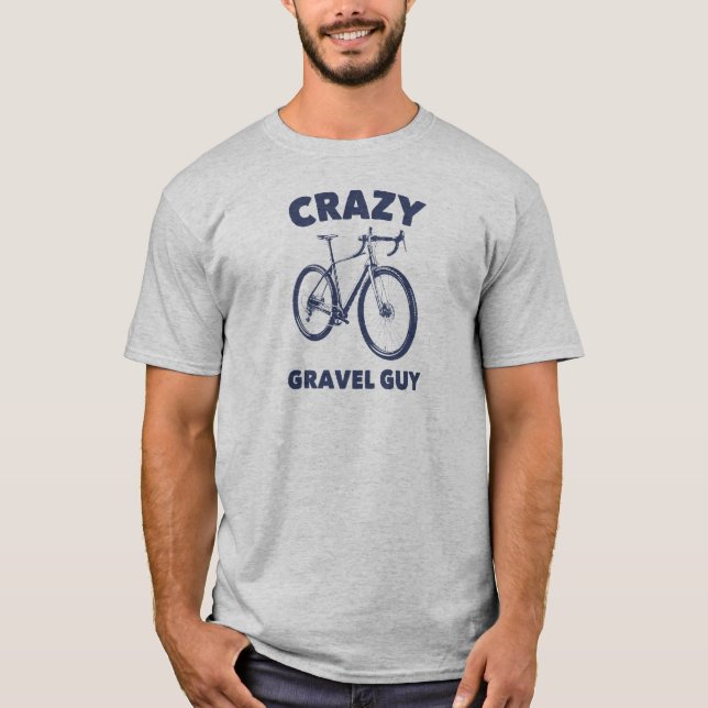 Crazy Gravel Guy Cycling T-Shirt (Front)