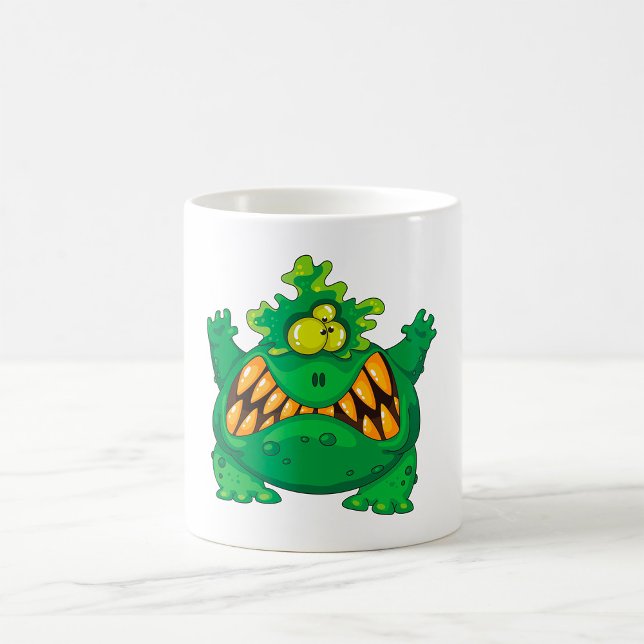 Crazy Green Monster Coffee Mug (Creator Uploaded)