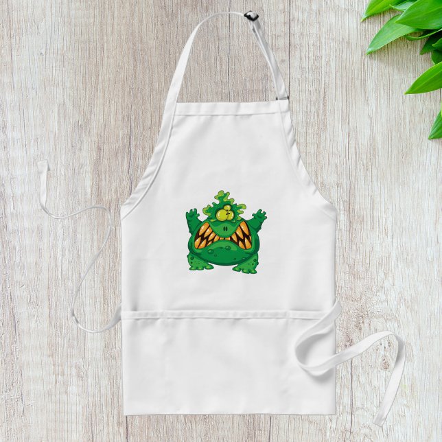 Crazy Green Monster Standard Apron (Creator Uploaded)