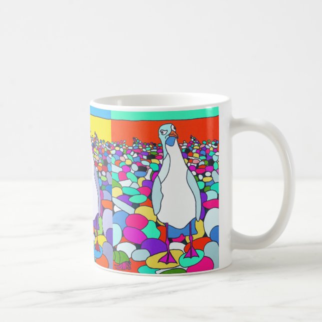 Crazy Gull 2 Coffee Mug (Right)