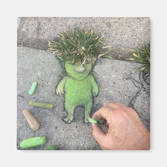 Crazy Hair Day Magnet (Front)