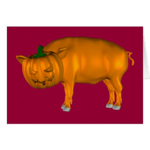 Crazy Halloween Pig