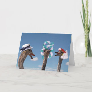 Crazy Hat Day at the Races Card