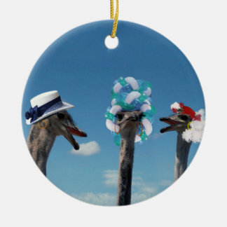 Crazy Hat Day at the Races Ceramic Tree Decoration