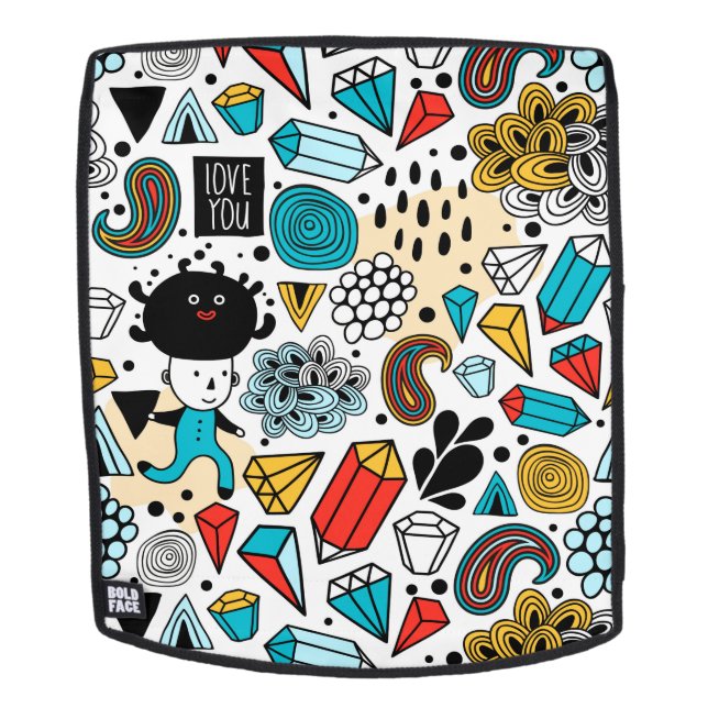 Crazy head backpack (Removable Face)