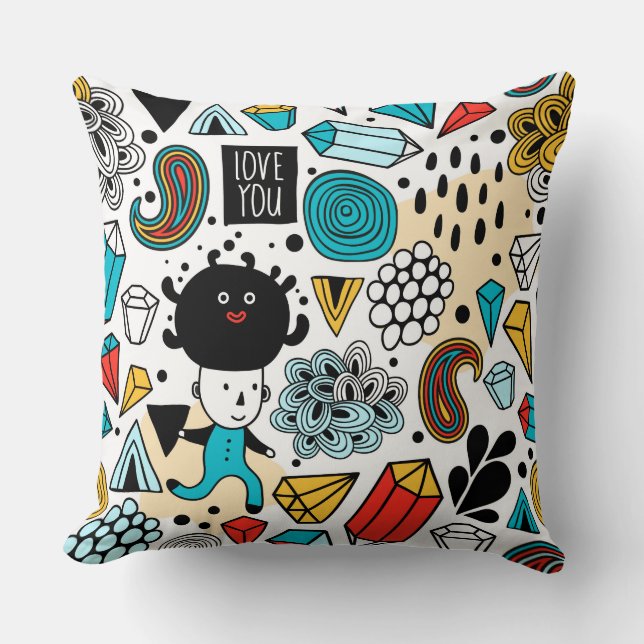 Crazy head cushion (Front)