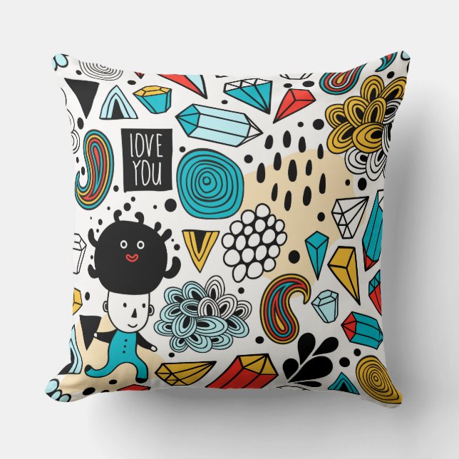 Crazy head cushion (Front)