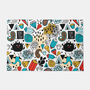 Crazy head doormat