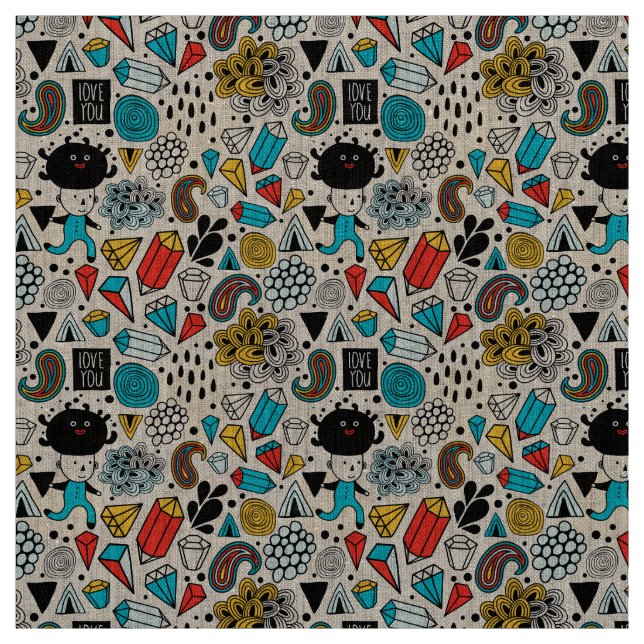 Crazy head fabric (Swatch)