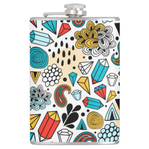 Crazy head hip flask