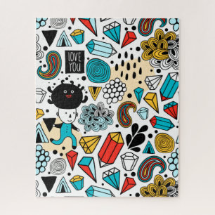 Crazy head jigsaw puzzle