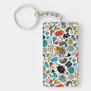 Crazy head key ring