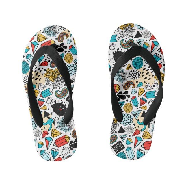 Crazy head kid's jandals (Footbed)