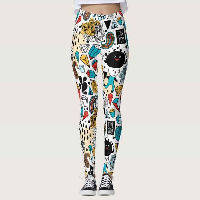 Crazy head leggings (Front)