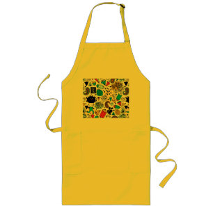 Crazy head long apron