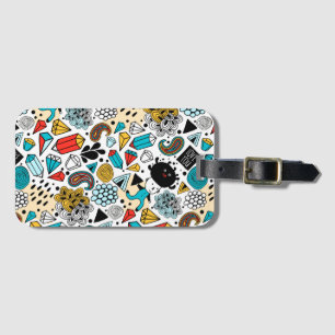 Crazy head luggage tag