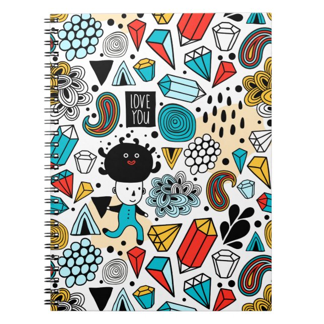 Crazy head notebook (Front)