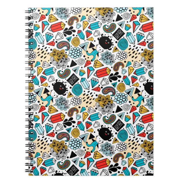 Crazy head notebook (Front)