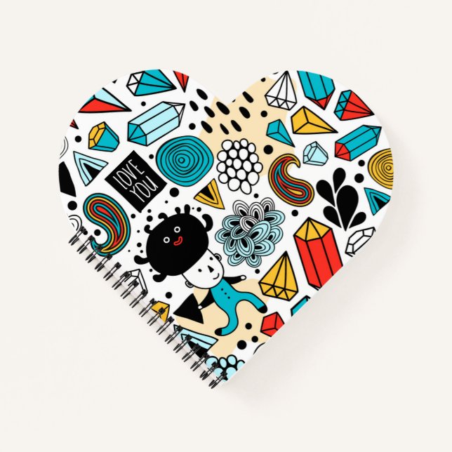 Crazy head notebook (Front)