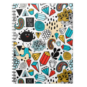 Crazy head notebook
