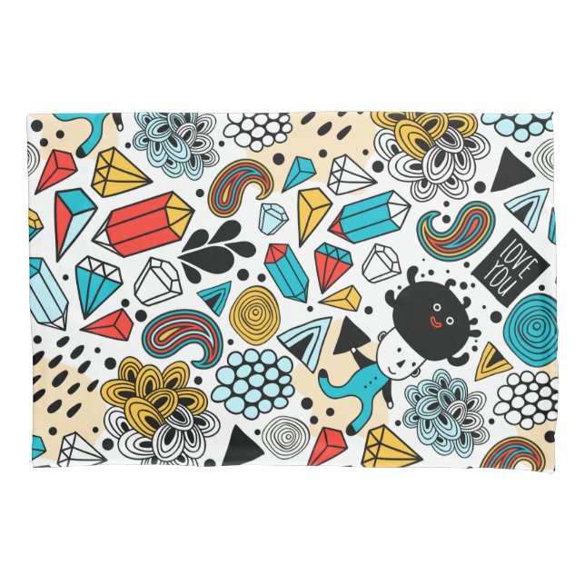 Crazy head pillowcase (Front)