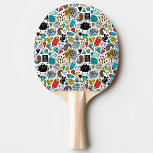 Crazy head ping pong paddle
