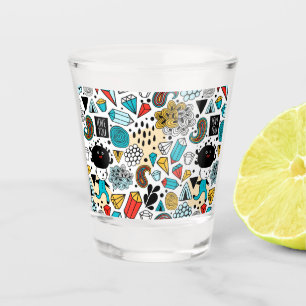 Crazy head shot glass